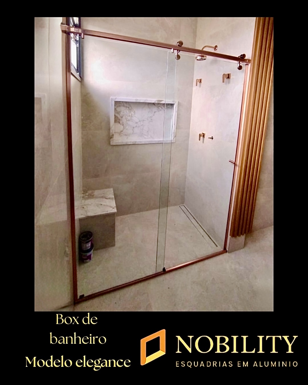 Box de banheiro — modelo elegance